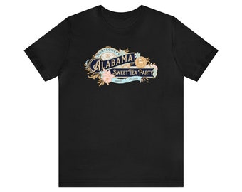 White metal folding Chair, Alabama fight, Funny tshirt, Sweet tea Party t-shirt Unisex Jersey Short Sleeve Tee