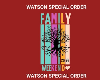 WATSON SPECIAL  ORDER | 2026 Reunion Shirt