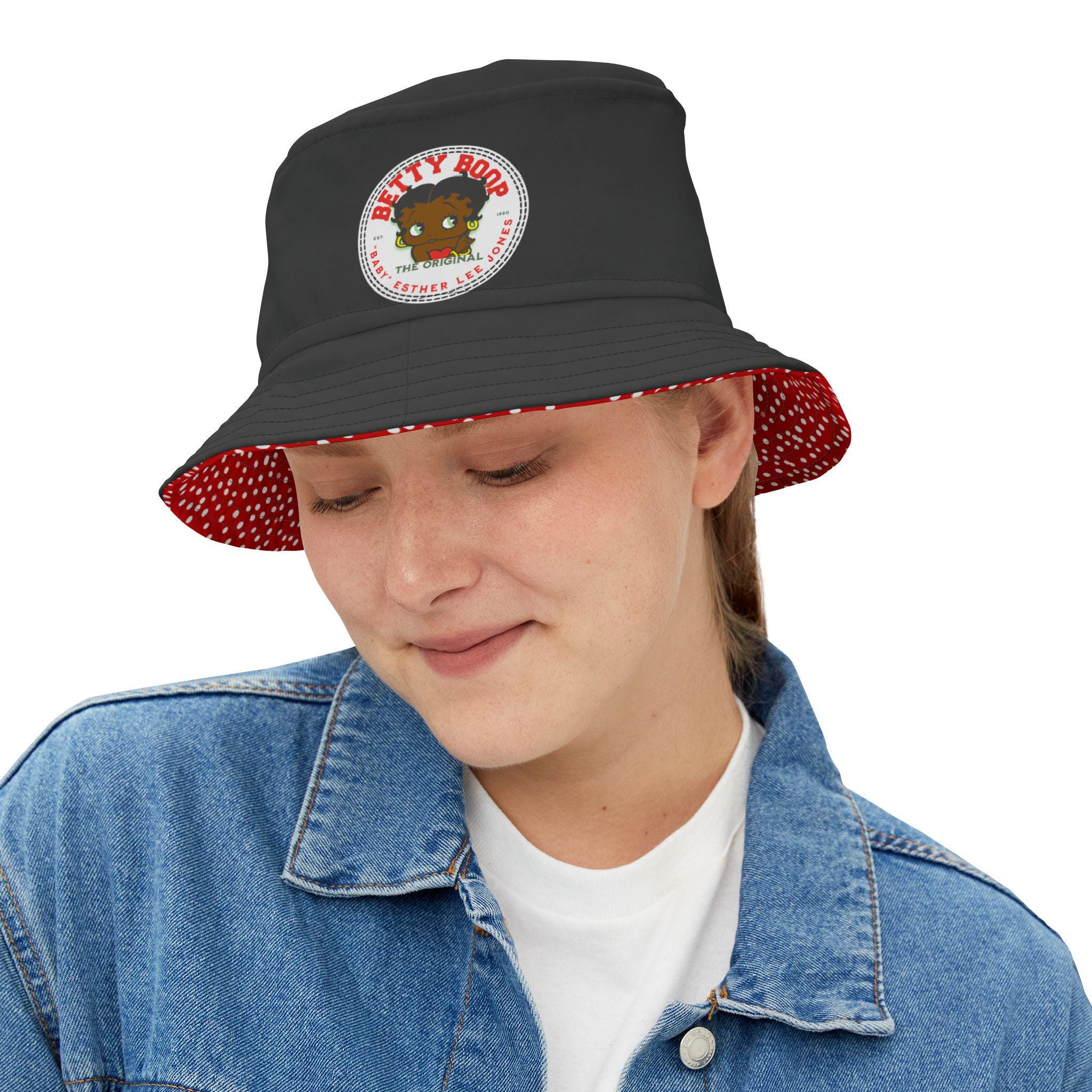 Black Betty Boop Bucket Hat: Personalized Vintage Style  display picture 1