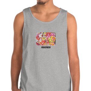 Unisex Tank Top Kalachuchi Plumeria Frangipani 100% Cotton  (S-2XL)