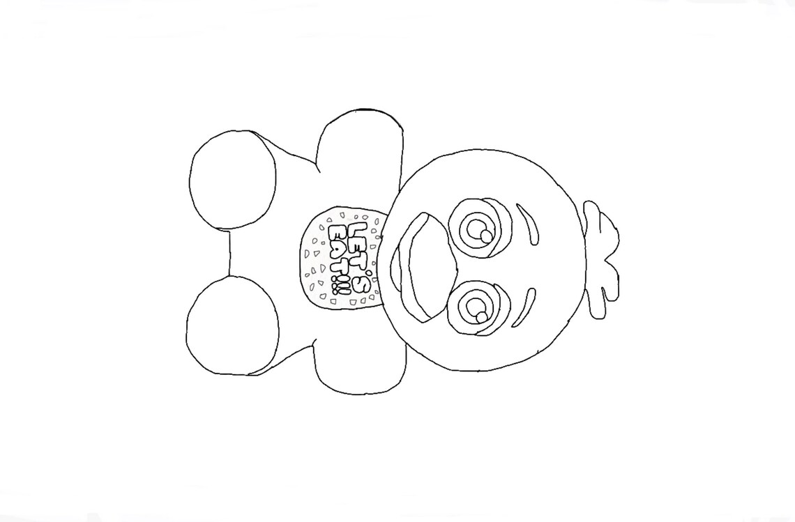 Five Nights at Freddy Plushy Coloring Pages - Etsy