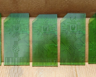 Psycho Power Ranger Data Card replicas-Resin 3d printed. Colors optional