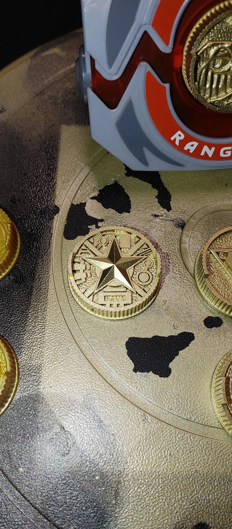 Tommy-inspired Ranger Power Coins | Compatible With Playmates Re ...