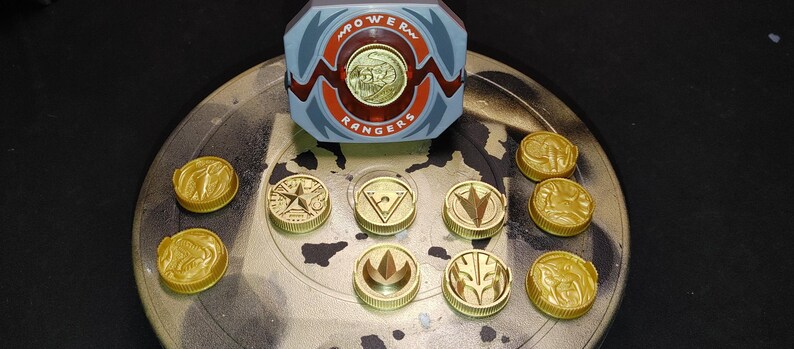 Tommy-inspired Ranger Power Coins | Compatible With Playmates Re ...