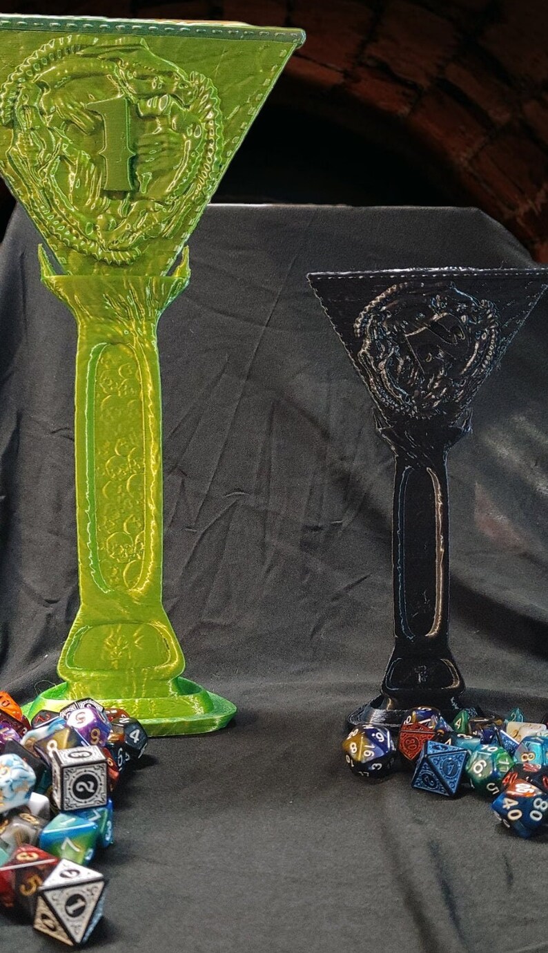 DND Tetra of Torment 3d Printed Dice/popcorn Bowl Etsy UK