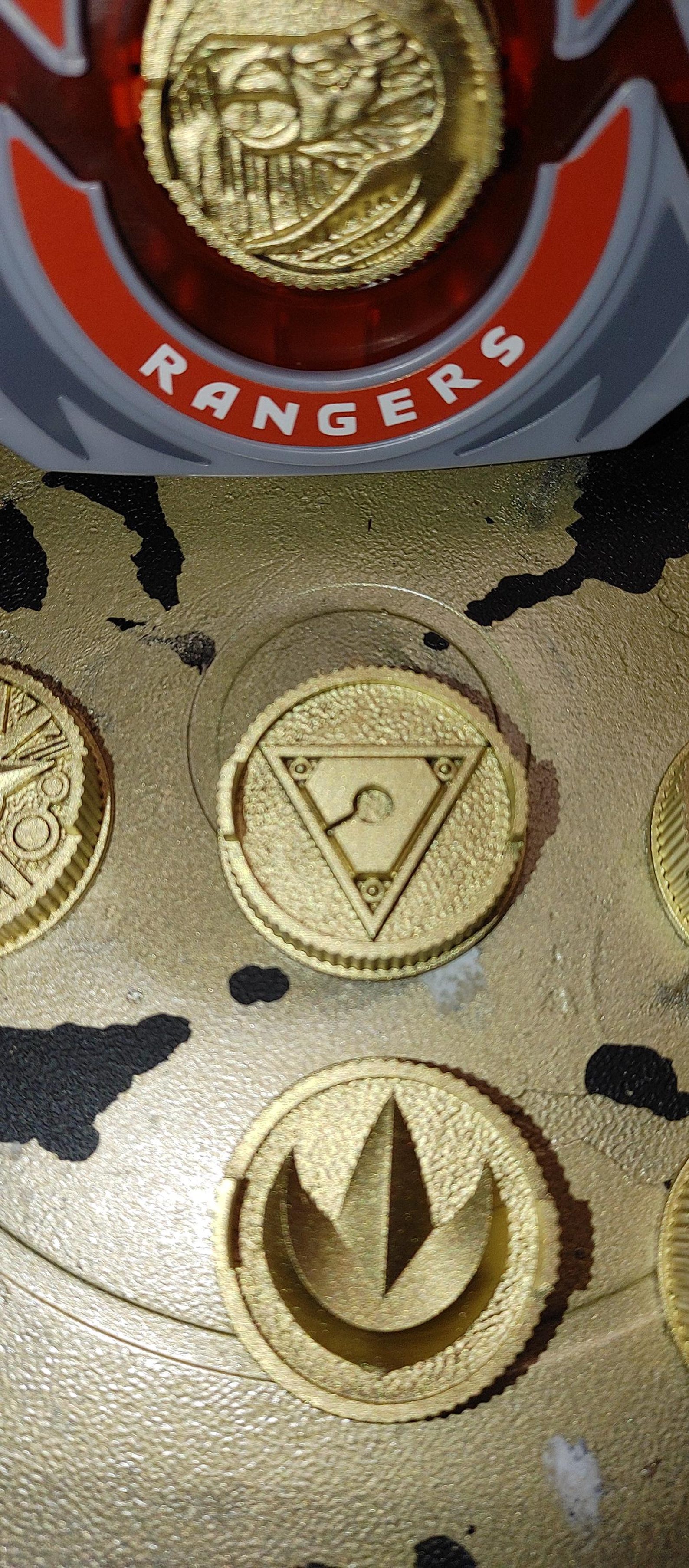 Tommy-inspired Ranger Power Coins | Compatible With Playmates Re ...