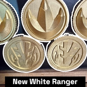 90&#39;s Original Power Ranger Coins- White Ranger now Available!