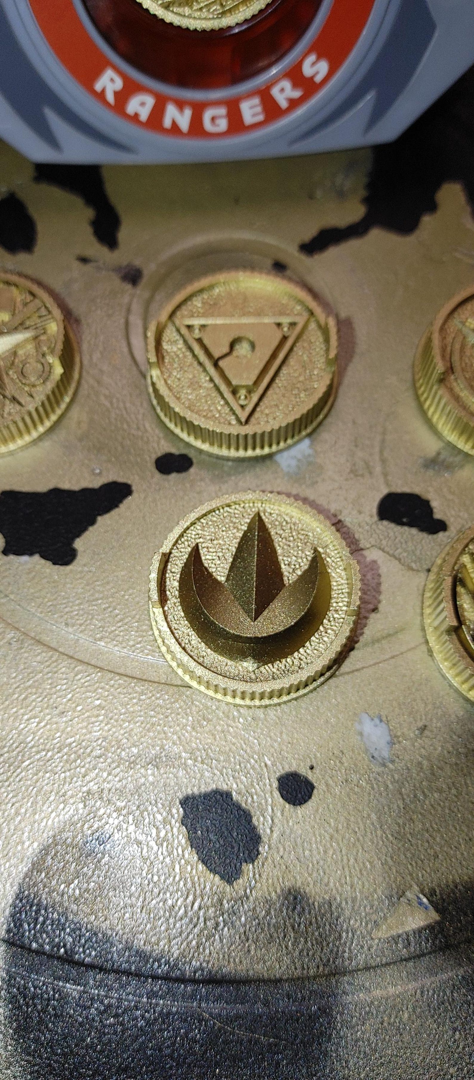 Tommy-inspired Ranger Power Coins | Compatible With Playmates Re ...