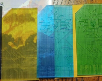 Psycho Power Ranger Data Card replicas-Resin 3d printed. Colors optional