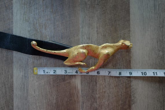 Christopher Ross Gold Horse Head Belt Buckle W Ruby Eye 1992  display picture 2