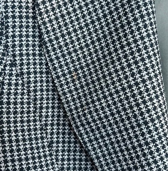 1980s Thierry Mugler grey houndstooth wool power … - image 8