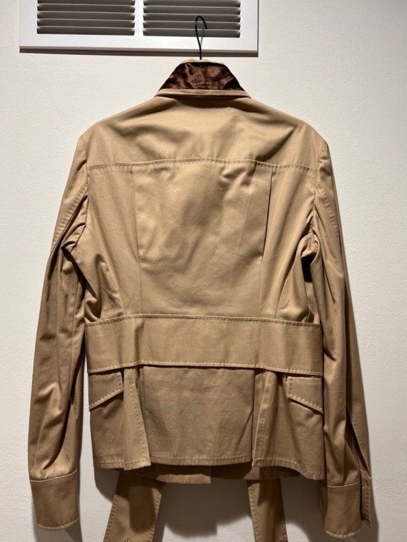 Tom Ford for Gucci Trench Coat with Velvet Collar - image 5