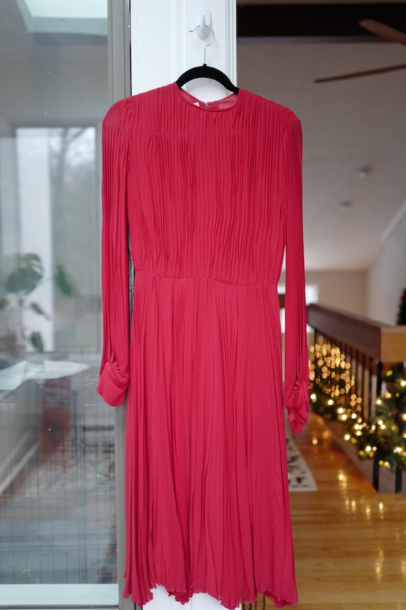 Vintage Silk Pleated Dress | Tita Rossi Roma