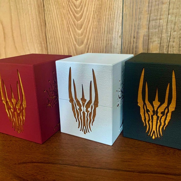 Magic The Gathering (MTG) Commander Deckbox Herr der Ringe-Style