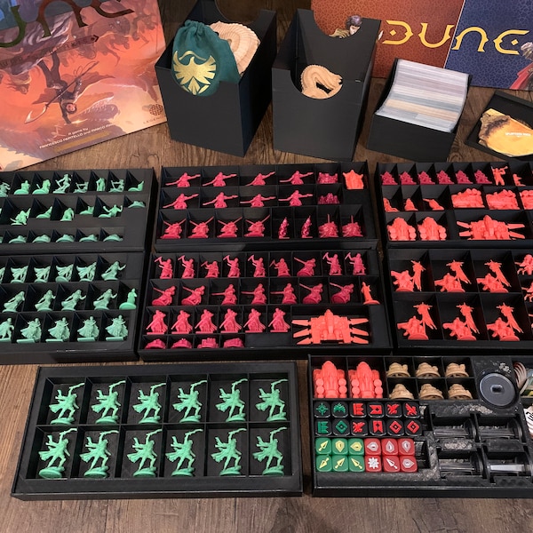 Dune - Wojna o Arrakis | Wstaw | Wlot | Organizator (wersja podstawowa gry na Kickstarterze + cele rozciągnięte)