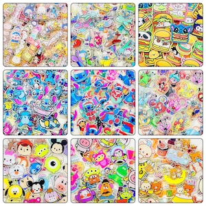 4cm Kawaii Cartoon Acrylic Charms (10 pcs per pack)