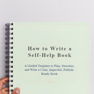 Write a Self Help Book Template, Author Tools Personal Development Book Outline Planning, Personal Growth and Self Reflection Book Proposal