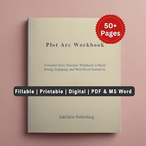 Roman Plotterplaner zum Ausfüllen, Protagonisten Plotterplaner, Plot Arc Workbook, Plottentwicklungs-Vorlage, Storystruktur für Writer