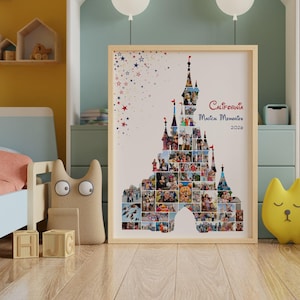 Disneyland Photo Collage, Disneyland Castle Photo Collage, Disneyland Paris Picture Frames, Disneyland Paris Photo Frame