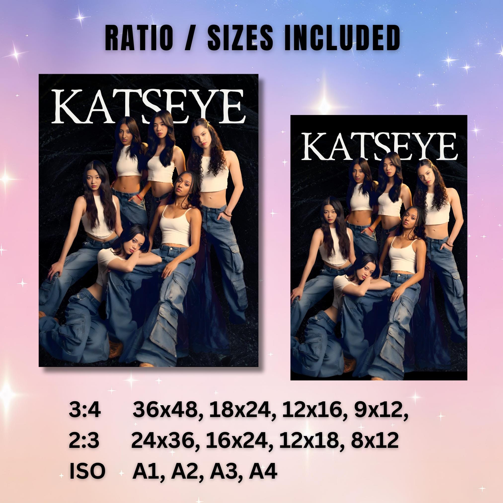 katseye-poster-print-katseye-room-decor-katseye-posters-katseye-wall