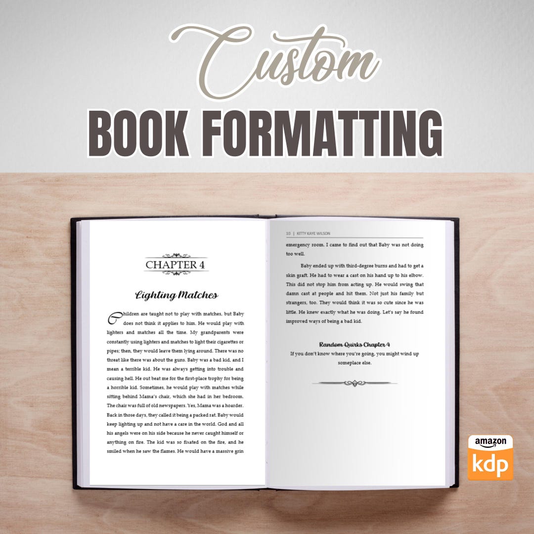 Custom Book Typesetting, KDP Book Formatting Services, Self Publishing ...