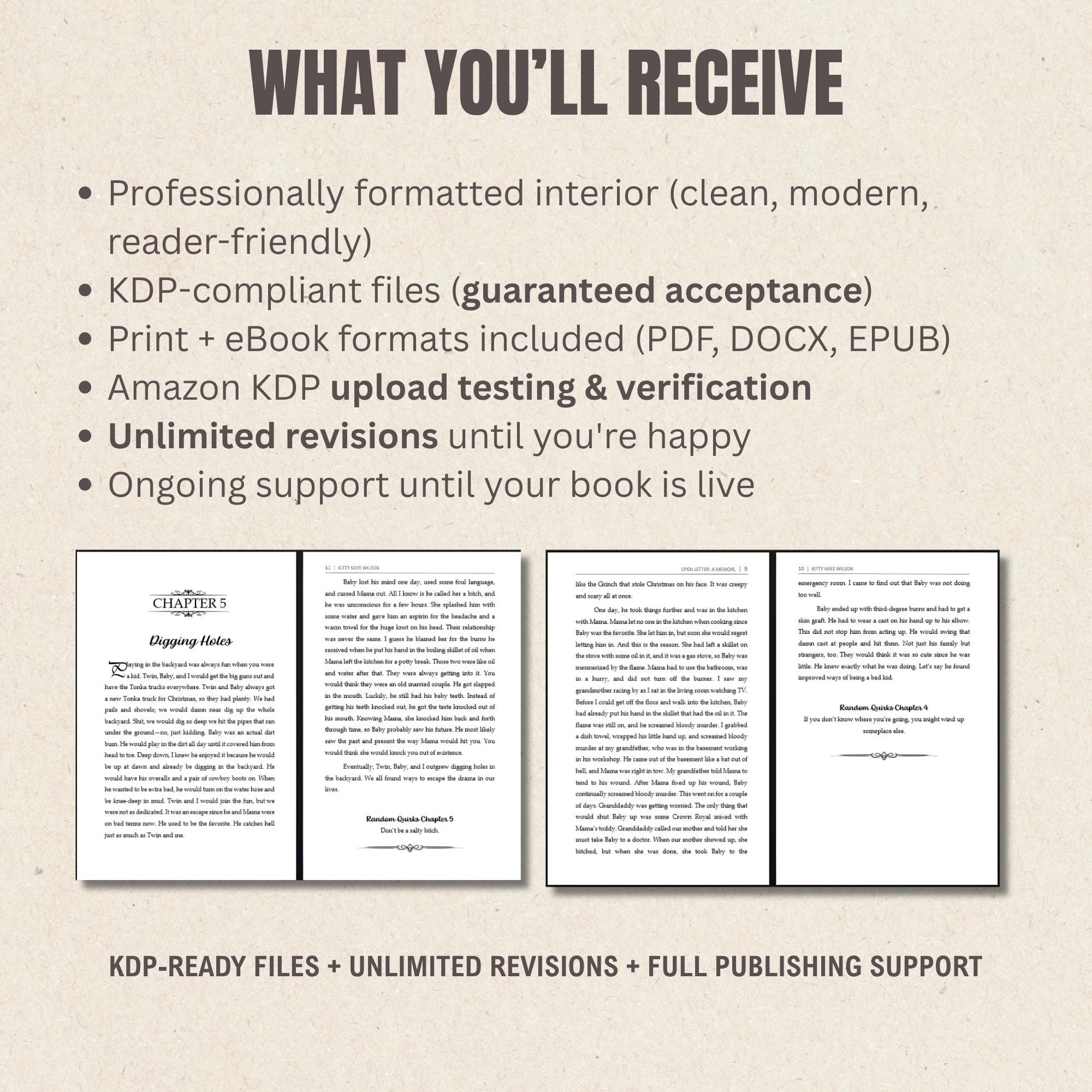 Custom Book Typesetting, KDP Book Formatting Services, Self Publishing ...