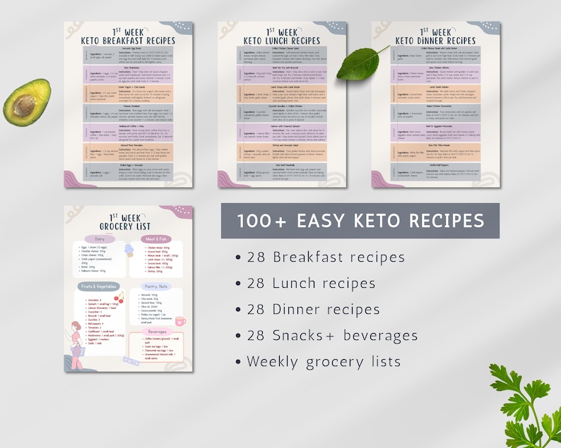 low carb meal plan