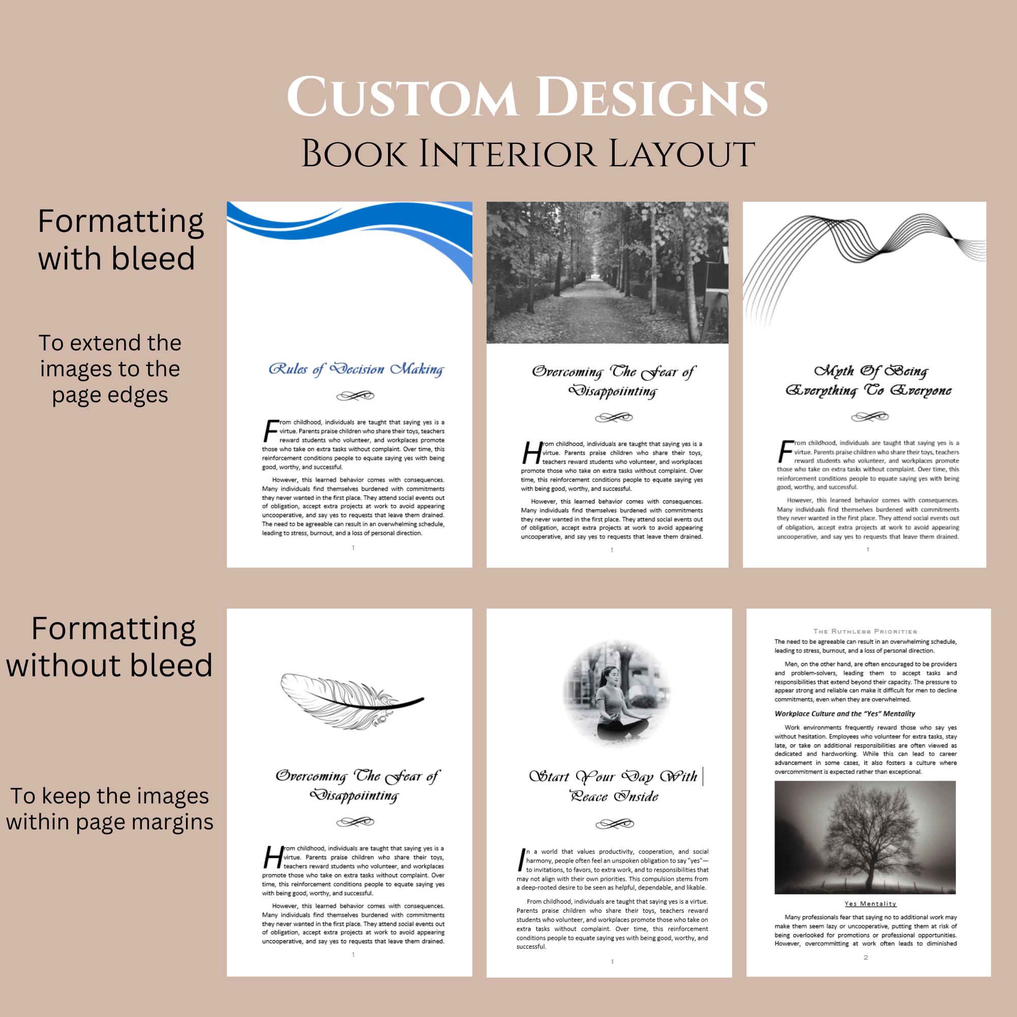 Custom Book Typesetting, KDP Book Formatting Services, Self Publishing ...