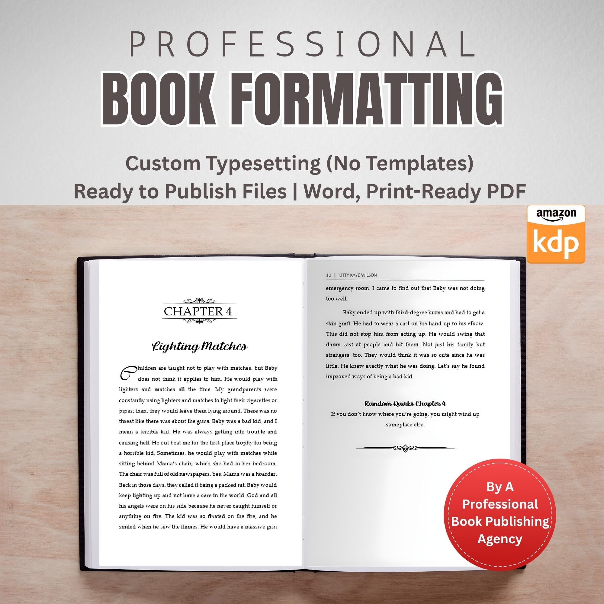 Custom Book Typesetting, KDP Book Formatting Services, Self Publishing ...