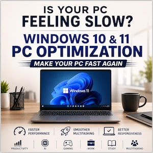 Pacchetto di ottimizzazione per Windows 10 e 11, miglioramento delle prestazioni del PC, aumento degli FPS, riduzione del lag, velocità del computer elevata.