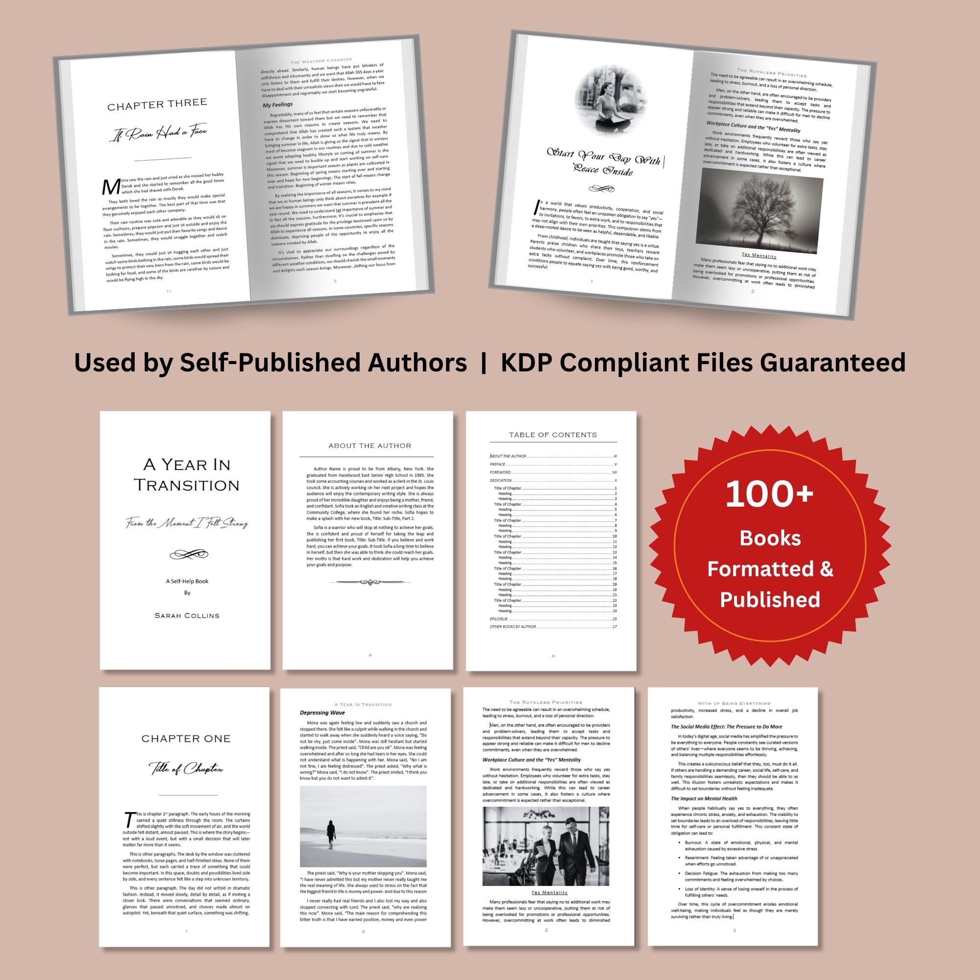 Custom Book Typesetting, KDP Book Formatting Services, Self Publishing ...