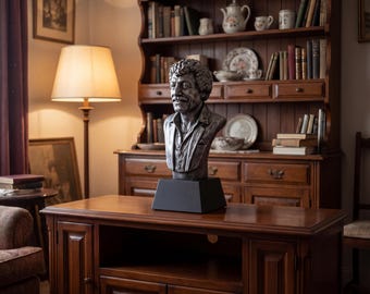 Müslüm Gürses Bust - Sculptural Statue, Desk Decor, Gift for Music Lovers