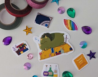 Sleepy Hoard Diego Sticker Set