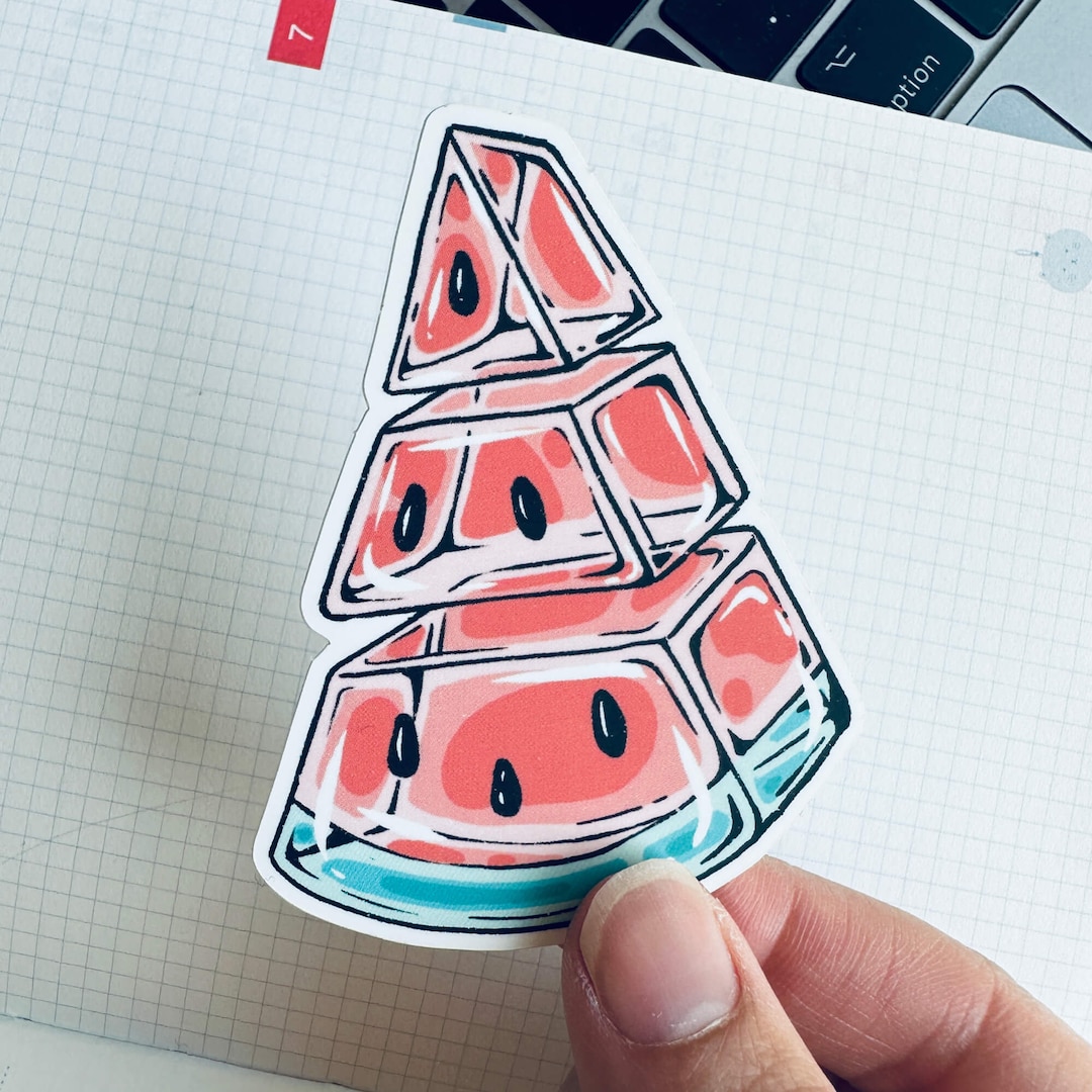 Watermelon Sticker - Etsy