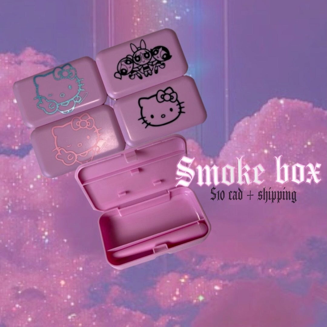 Stash Box / Smoke Box / Tobacco Box / Smoke Kit / Hello Kitty Etsy