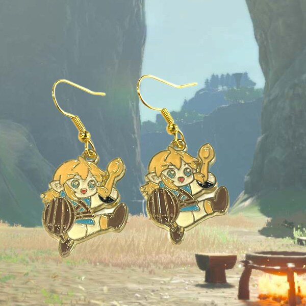 Botw Link Earrings Etsy