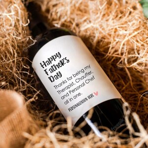 Idée cadeau fête des pères Etiquette de vin personnalisée pour papa Cadeau personnalisé Fête des pères Super papa Meilleur papa de tous les temps Cadeau d'anniversaire amusant Papa le plus cool