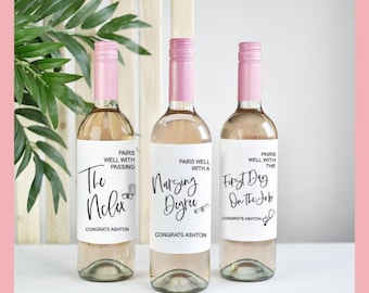 Nurse Graduation Wine Label | Nursing School Gift
