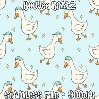 Baby Ducks Seamless Tile Pattern - Etsy
