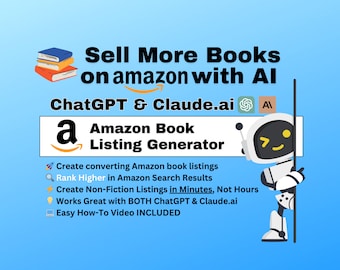 Generador de listados de libros de Amazon con IA: ChatGPT y Claude AI (video tutorial)