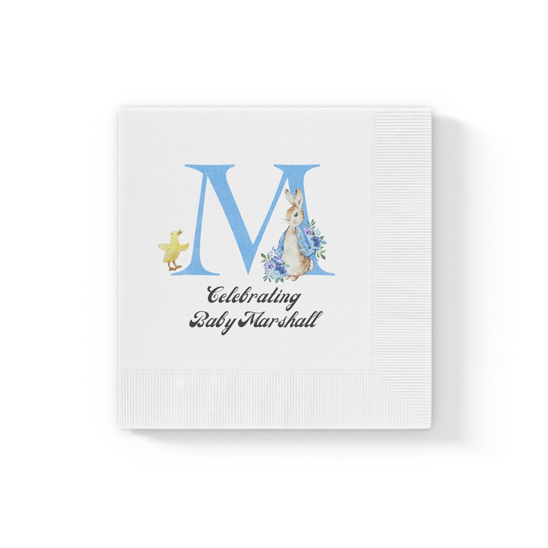 thumbnail interactive-video image 1 of Cush-n-Craft Peter Rabbit Personalised Food Labels Or Table Place Name Cards - 6 Pack 1 of 5