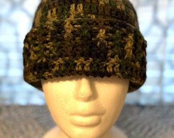 Camouflage Beanie Adult Hat
