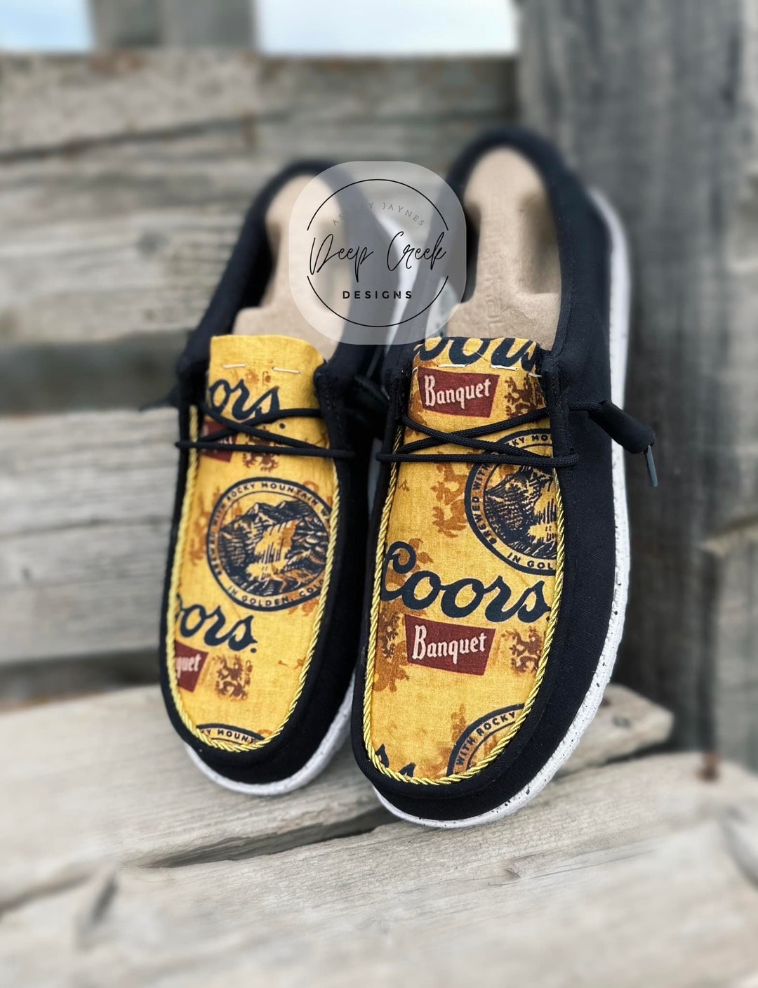 COORS ORG. Custom Wendy Hey Dude / Custom Wally Hey Dude Available in