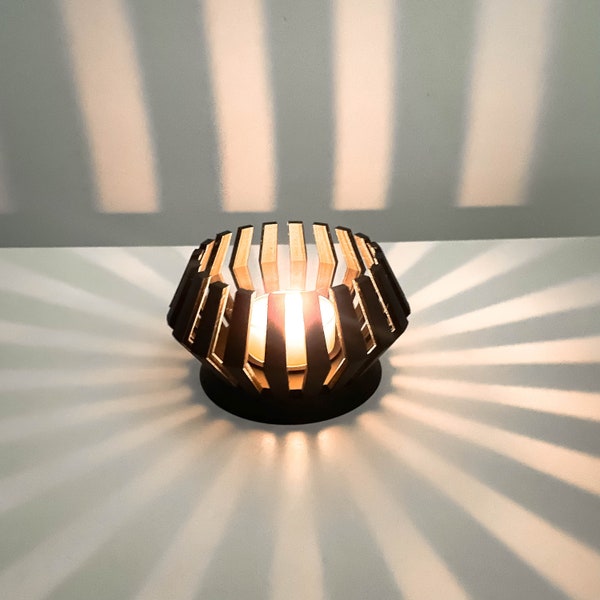 Modern 3D Printed Ulin Tealight Candle Holder | Home Decor