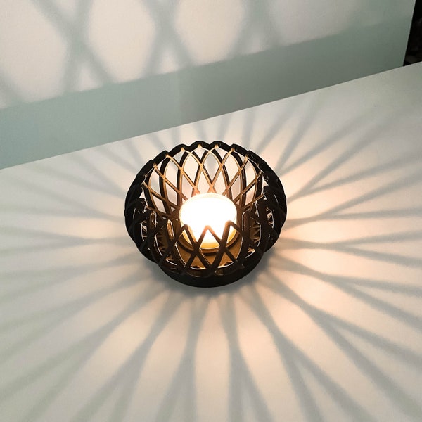 Modern 3D Printed Javi Tealight Candle Holder | Home Decor