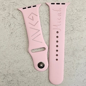 God is Greater than the Highs and Lows Engraved Apple Watch Band fits all Series 1-9 and SE 1 2 3 Gen, Birthday or Christmas Gift