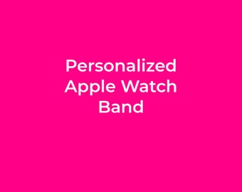 Kies je personalisatie Gegraveerde horlogeband past op alle series Apple Watch 1 2 3 4 5 6 7 8 9 SE 1 2 3 Gen