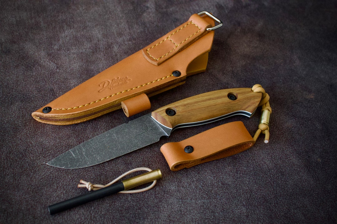 Bushcraft Knife Etsy