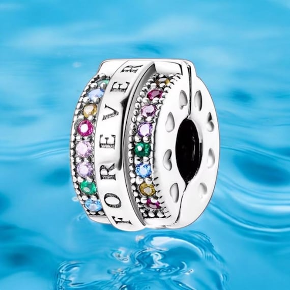 Silicone Rings Silicone Stoppers Pandora Charm Spacer Beads 2pc