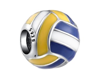 Volleyball Charm For Bracelet, Ball Charm For Bracelet, Sport Charm For Bracelet, Best Friend Gifts